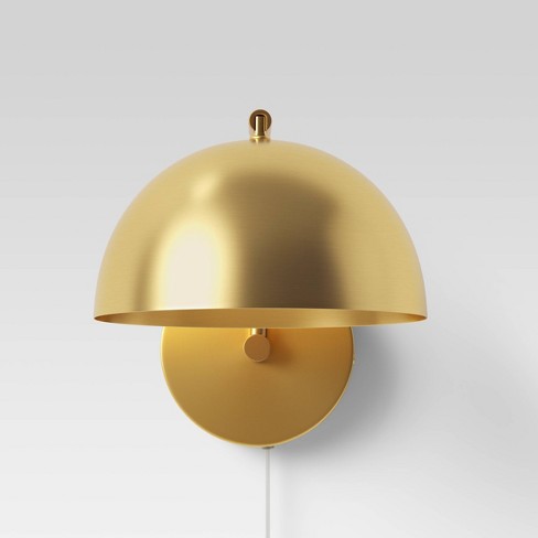 Valencia LED Sconce Lamp Brass (Includes Energy Efficient Light Bulb) - Project 62™ - image 1 of 4