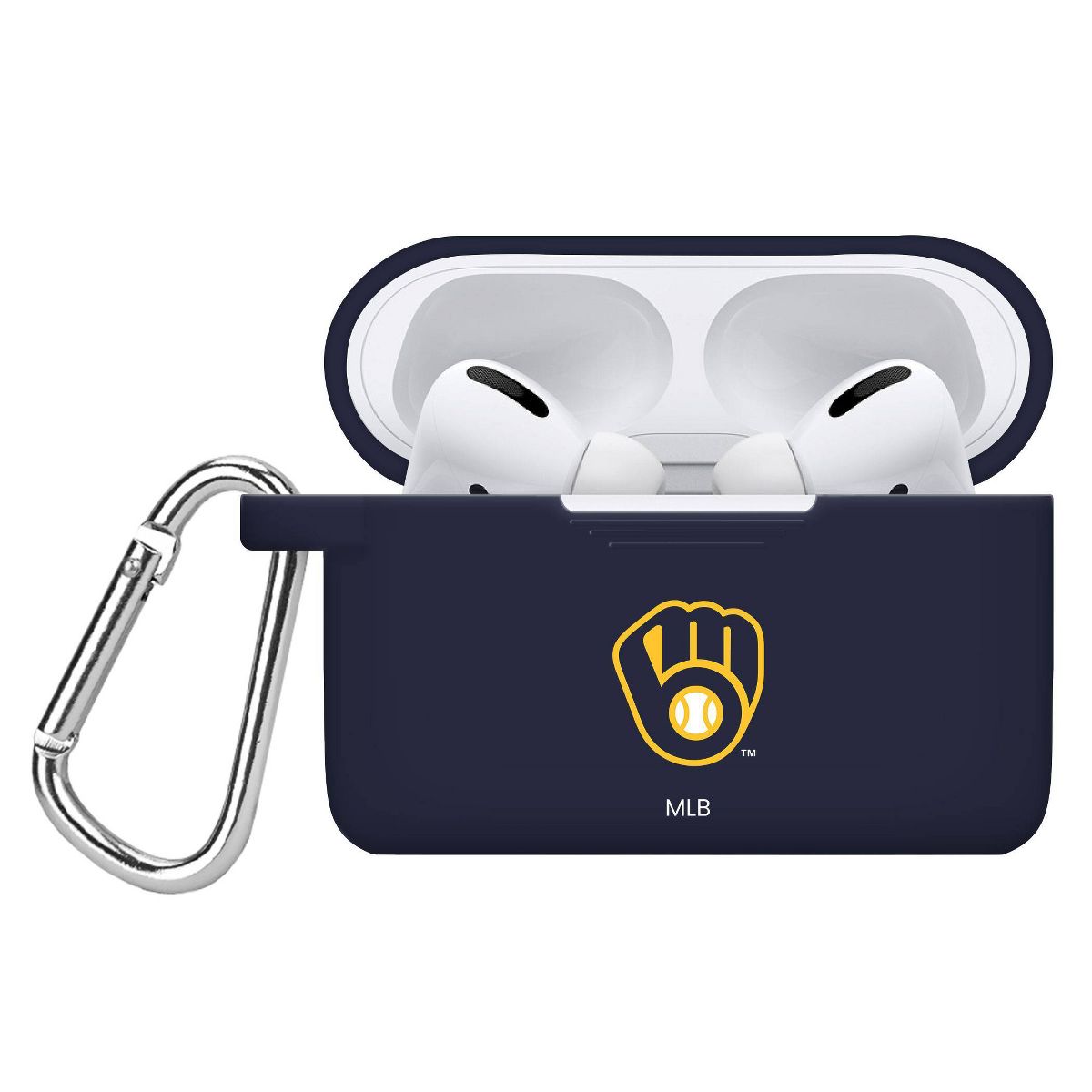 MLB Milwaukee Brewers Silicone AirPods Pro Cover - Blue