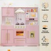 Kinder King Wooden Kids Play Kitchen, Toy Kitchen Playset for Toddler, Realistic Kitchen Sets w/Lights & Sounds, Gift for Boys Girls Age 3+ - 4 of 4