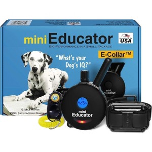 Educator E-collar Dog Training Collar with Remote Control - 1/2 Mile Range, Waterproof, Rechargeable, 100 Training Stimulation - 1 of 4