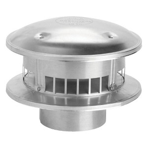 Selkirk 3" Diameter Type B Gas Vent Round Top with Easy Connect Joint, 103800 - 1 of 1