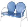 HomeStock Griffith Outdoor Metal Loveseat - 2 of 4