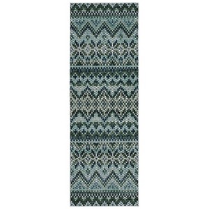 Vintage Geometic Rugs for Living Room Non Slip Non Shedding Washable Ultra Thin Carpet Stain Resistant Indoor Foldable Soft Rug for Bedroom Kitchen - 1 of 4