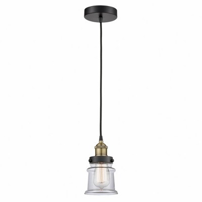 Canton - 1 Light Mini Pendant In Industrial Style-9.25 Inches Tall and 5.25 Inches Wide