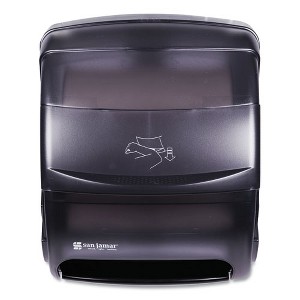 San Jamar Integra Lever Roll Towel Dispenser, 11.5 x 11.25 x 13.5, Black Pearl - 1 of 4