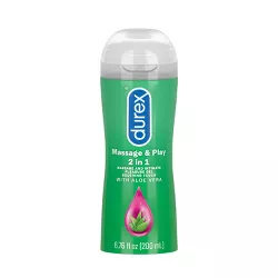 Durex Soothing Touch with Aloe Vera Massage and Play 2-in-1 Massage and Intimate Pleasure Gel - 6.76 fl oz