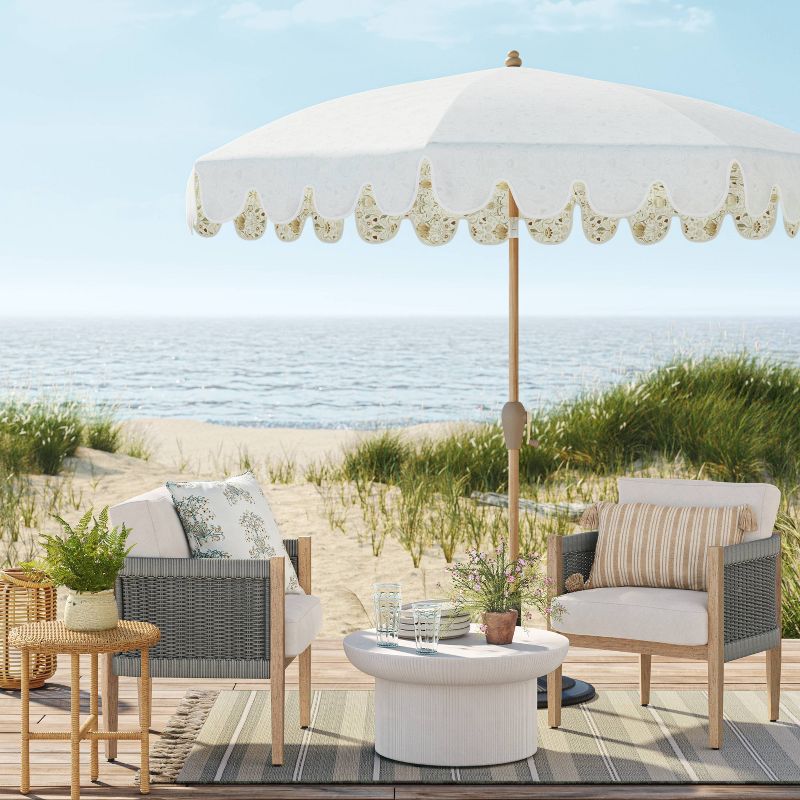 Beachside Stripe Outdoor Rug - Threshold™ designed with Studio McGee, 2 of 7