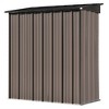 5ft x 3ft Outdoor Storage Shed, with Adjustable Shelf Metal Garden Shed and Lockable Door For Backyard Patio Lawn - 3 of 4