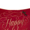 C&F Home 16" x 16" Happy Holidays Swirl Christmas Pillow - 2 of 4