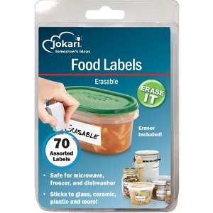Jokari Erasable Food Labels Refills - Set of 4 -  The Perfect Solution for Organizing Your Kitchen - 1 of 4