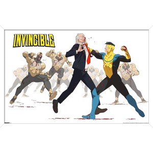 Trends International Invincible: Season 3 - White Room Teaser One Sheet Framed Wall Poster Prints - 1 of 4