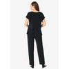 Woman Within Plus Size Tiered Pant Set - 3 of 4