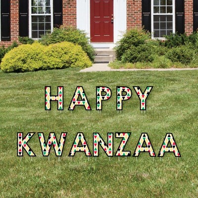 Big Dot of Happiness Happy Kwanzaa - Yard Sign Outdoor Lawn Decorations - Party Yard Signs - Happy Kwanzaa