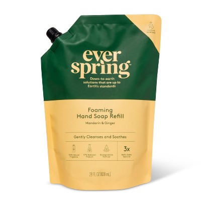Foam Hand Soap Refill - Mandarin & Ginger- 28 fl oz - Everspring™
