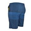 Banana Boat Men's UPF50+ Quick Dry Stretch Striped Bathing Suit | Blue and Turquoise - 2 of 4