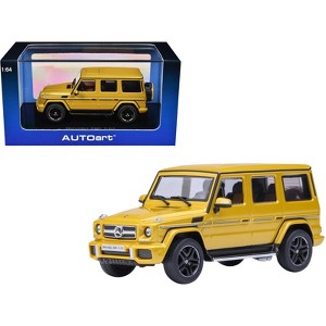 2017 Mercedes-Benz AMG G 63 Solar Beam Yellow 1/64 Diecast Model Car by Autoart - 1 of 4