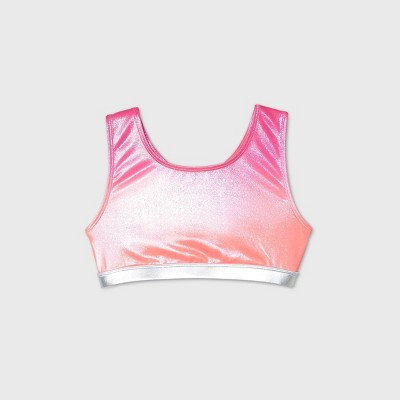 crop top sports bra target