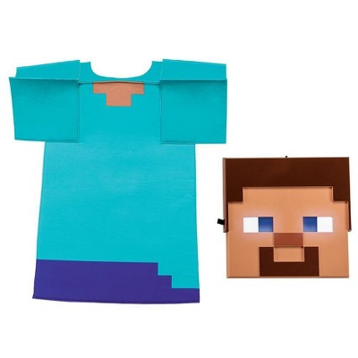 Kids' Mojang Minecraft Steve Light Up Halloween  Costume Accessory Kit One Size Fits Most