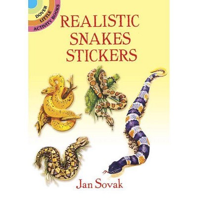 Realistic Snakes Stickers - (Dover Little Activity Books) by  Jan Sovak (Paperback)