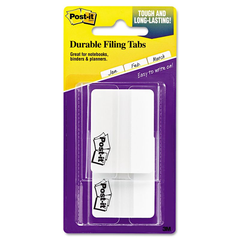 Post-it File Tabs 2 x 1 1/2 Lined White 50/Pack 686F50WH, 2 of 6