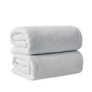 Cotton Quick Dry Textured Bath Towel - Great Bay Home - 1 of 4