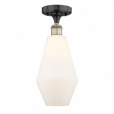 Cindyrella - 1 Light Semi-Flush Mount In Nautiical Style-14.75 Inches Tall and 7 Inches Wide