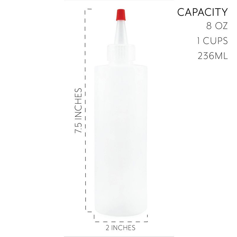 Cornucopia Brands Plastic Squeeze Bottles, for Crafts, Art, Glue, Fabric or Cake Decorating, 2 of 7