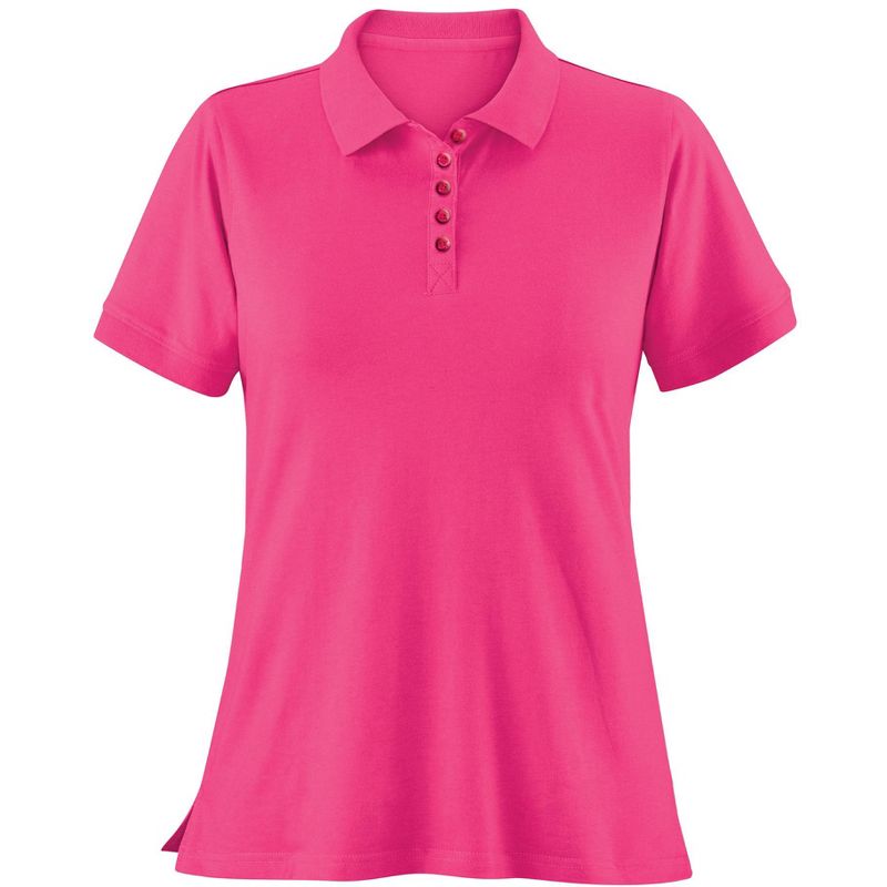 Collections Etc Ladies Soft Knit Polo, 3 of 5