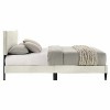 Galano Bayson Wood Frame Full Platform Bed with Headboard in Towel Cream, Towel Gray, Towel Pink - 4 of 4