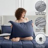 BAGOKIE 5/7 PCS Bed in a Bag Reversible Bedding Set with Comforter, Sheets, Pillow Sham, Pillowcase - 2 of 4