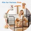 Musment Dog Playpen Indoor Fence 16Panel 40" Height Metal Exercise Pen with Door Small Puppy/Medium/Large Dogs Animal Pet for Outdoor, Garden, Yard - 4 of 4