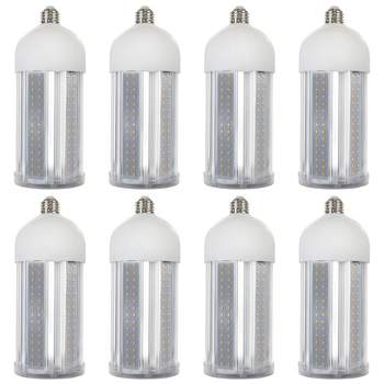8-Pack 10,000 Lumen LED Cob Bulb E26 5K 100W Daylight 8-Count Case