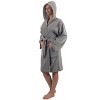 Alpine Swiss Stacy Women Hooded Bathrobe Cotton Terry Cloth Robe for Women Super Absorbent Quick Drying Luxury Hotel Spa Robe - 4 of 4