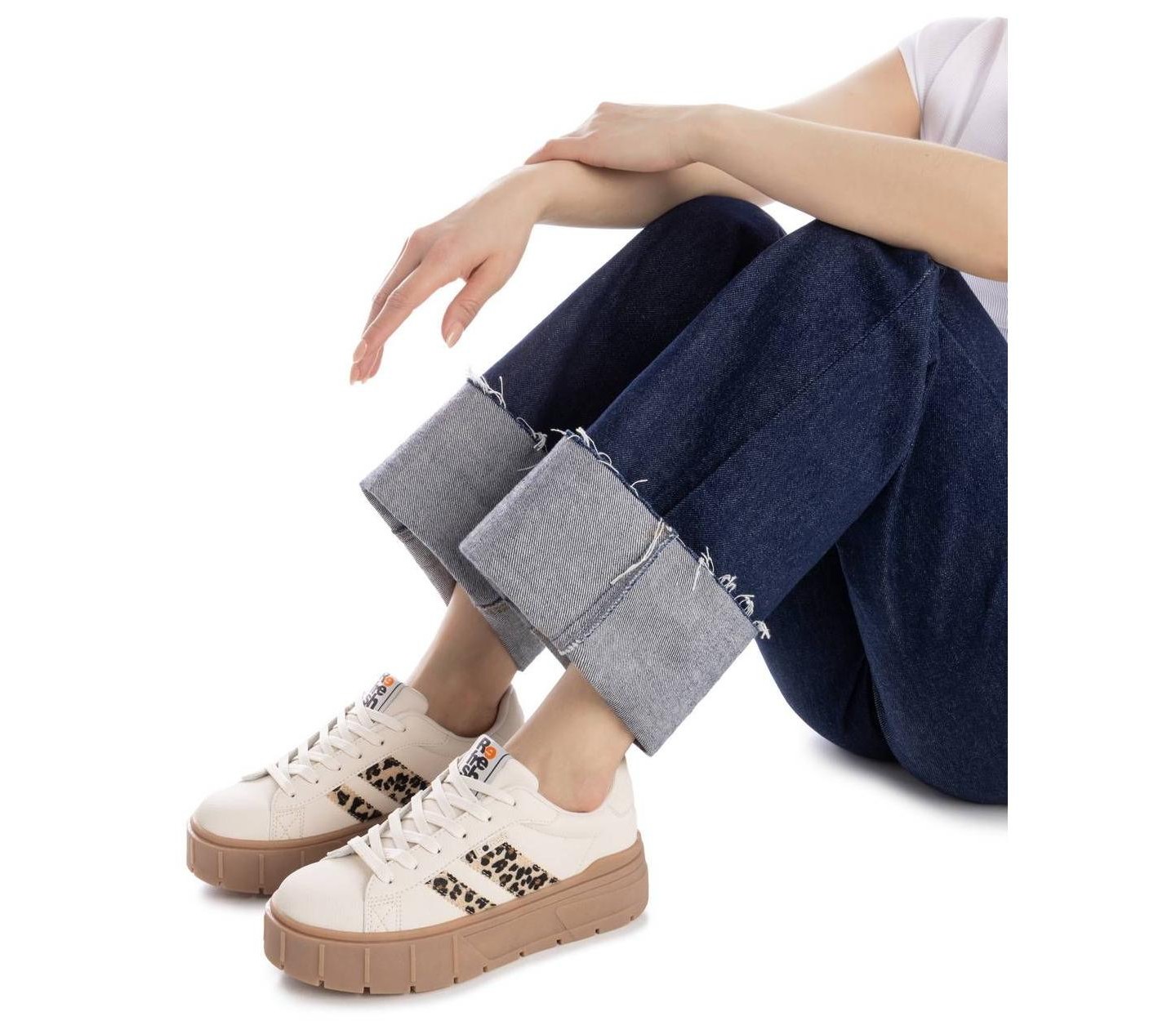 Женские кроссовки Refresh Shoes Refresh Lace-Up Casual Sneakers 173107 Beige, цвет: Бежевый — фото 2