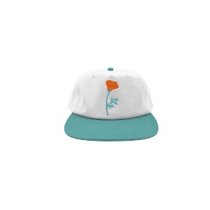 Men's Poppy Two Tone Short Brim Snapback Hat - Free & Easy - 1 of 2