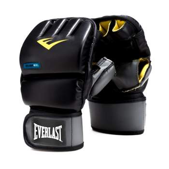 Everlast Evergel Durable Wristwrap Heavy Bag Synthetic Leather Boxing Gloves for MMA Fighters, Boxers, & Fitness Enthusiasts, Black, Large/Extra Large