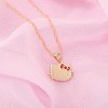 Hello Kitty 10k Gold Pendant Necklace, 18" - 3 of 4