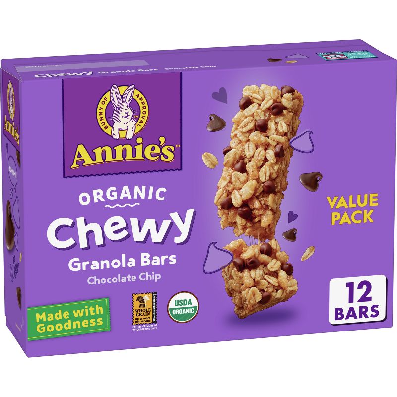 Annie&#39;s Chocolate Chip Chewy Value Pack - 10.68oz, 1 of 7