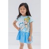 Disney Frozen Elsa Anna Moana Princess Rapunzel Jasmine Belle Girls French Terry Dress Toddler - 2 of 4
