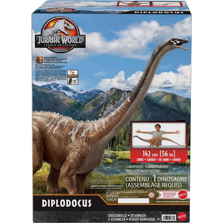 Jurassic World Legacy Collection Diplodocus Large Dinosaur Action Figure, 5 of 6