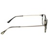Tom Ford Blue Block Soft Rounded FT 5553-B 056 Unisex Round Eyeglasses Shiny Striped Black Grey 50mm - 3 of 3