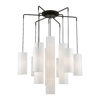Livex Lighting Strathmore 15 - Light Chandelier in  Black