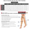 Truform 30-40 mmHg Compression Stockings for Men and Women, Thigh High Length, Dot-Top, Open Toe - 2 of 4