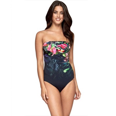 Women's Bandeau One Piece Swimsuit - Jets By Jessika Allen