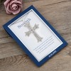 Anna-Kaci Silver Tone Crystal Rhinestone Cross Patonce Necklace with Message Card & Envelope Jewelry Gift - 3 of 4
