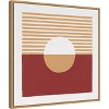 Amanti Art Reflection III Red Yellow by Moira Hershey Canvas Wall Art Print Framed 22 x 22-in. - 3 of 4