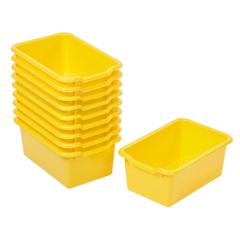 ECR4Kids Storage Bins with Scoop Front Handles - Cubby Compatible - 10-Pack, 1 of 12