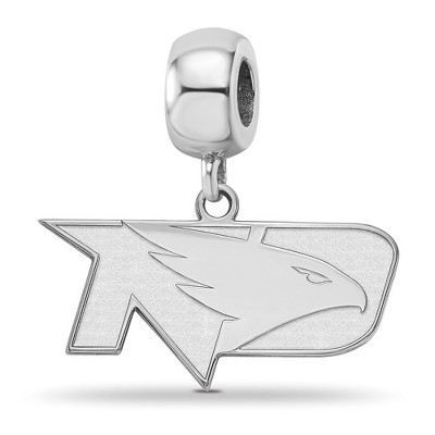 Black Bow Jewelry Sterling Silver North Dakota Fighting Hawks NCAA Bead Charm