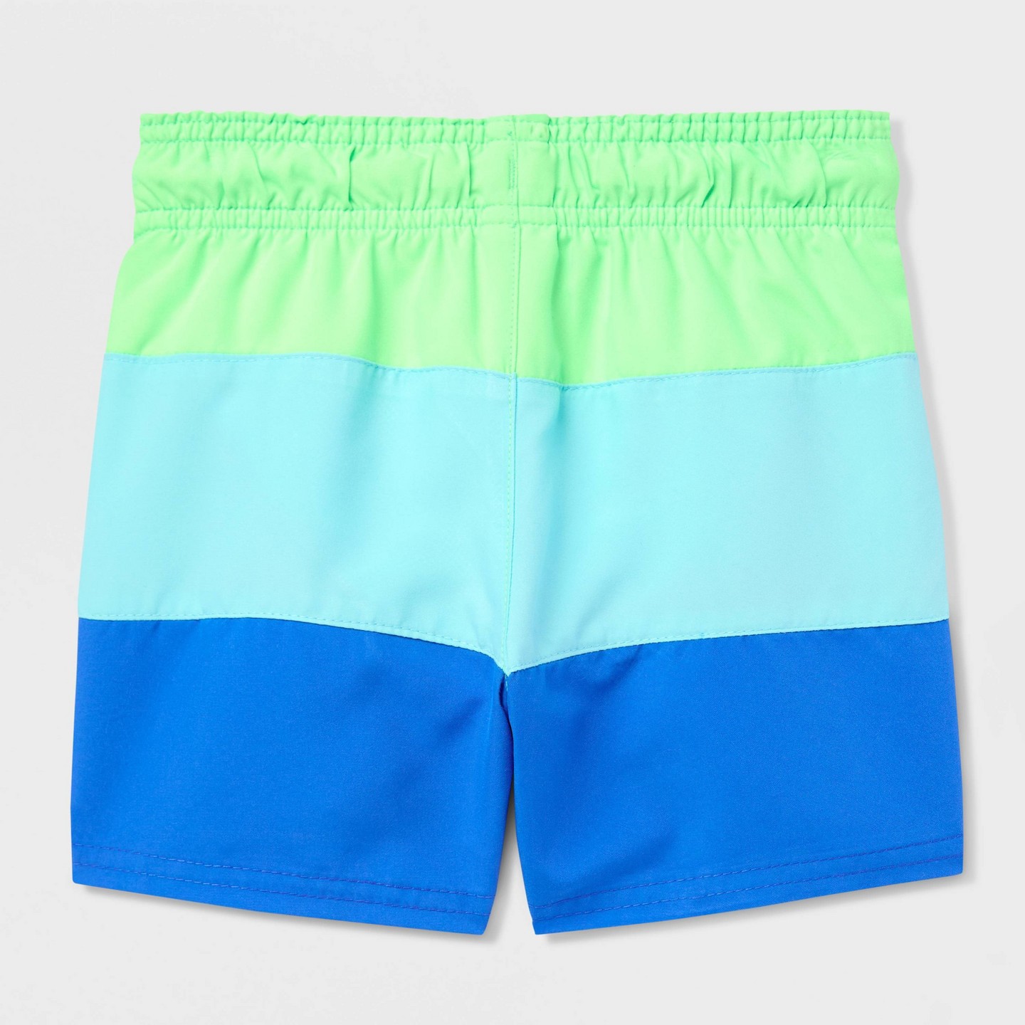 Детские шорты Cat & Jack Toddler Boys' Colorblock Swim Shorts, цвет: Зелёный — фото 3