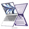 SaharaCase Heavy-Duty Raider Series 13.6" Laptop Case with Stand Shock Absorbing Purple Oasis - 2 of 4